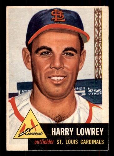1953 topps harry - topps, lowrey