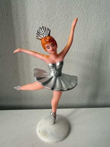 Vintage plastic ballerina - vintage,