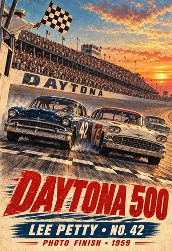 1959 daytona 500 - daytona,