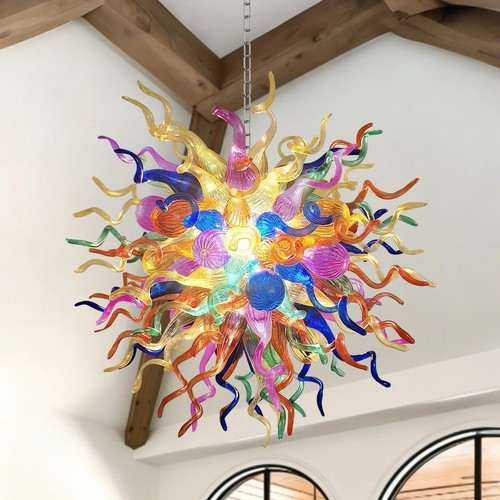 Chihuly style multicolor blown - style,