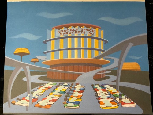 The jetsons animation cel - jetsons,
