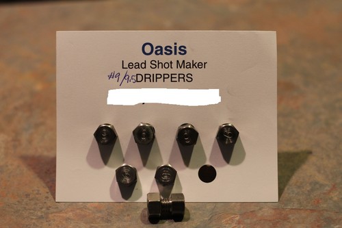 Oasis lead shot maker drippers - lead,