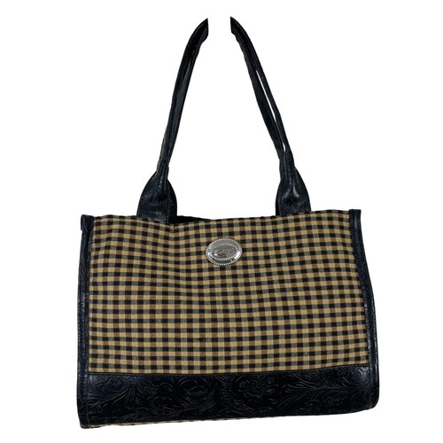 Longaberger gingham tote - longaberger, bag
