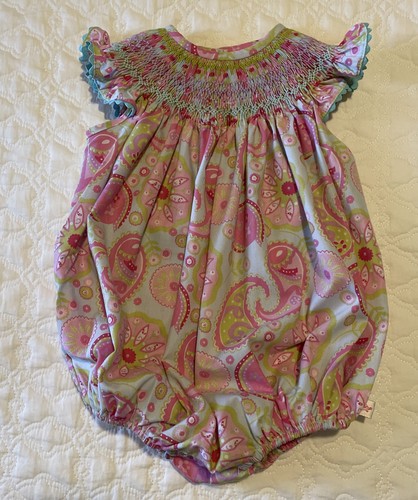 Smocked baby girl - smocked, 9