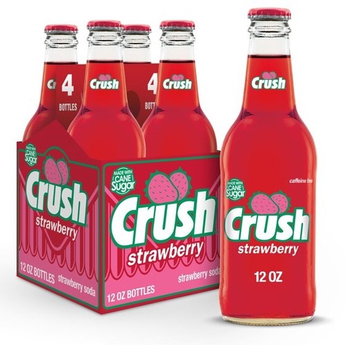 Crush strawberry soda - crush, made