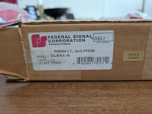 Federal signal light - federal,