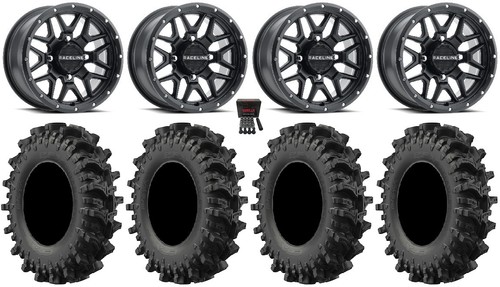 Raceline krank wheels black - 14"wheels,