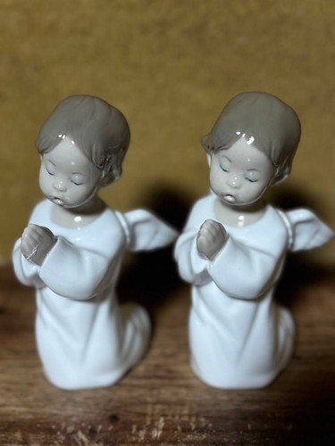 Lladro angel praying - angel, figurine