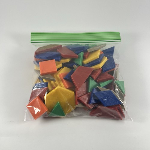 Pattern blocks set 93pc - pattern,
