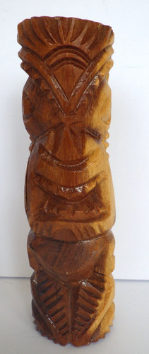Tiki hand carved two - carved,