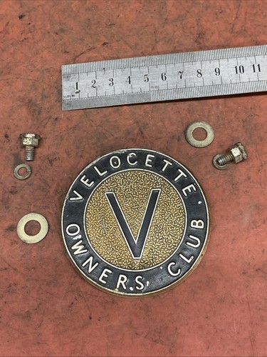 Velocette owners club badge - velocette,, club,