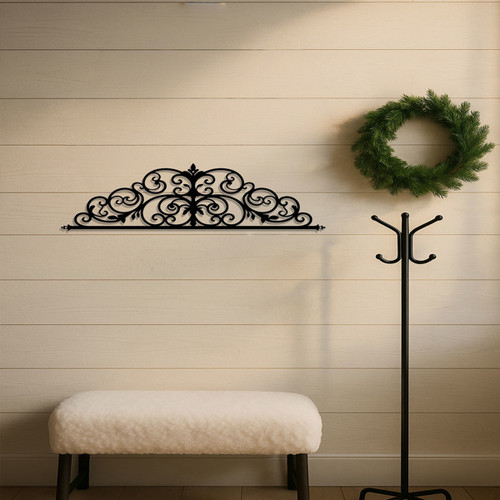 Metal wall decor traditional - metal,