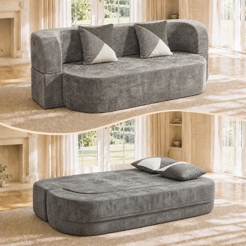 Eggshell sofa bed - eggshell, bed,78.74"
