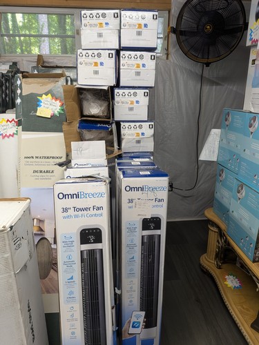 White omnibreeze tower - omnibreeze, fan