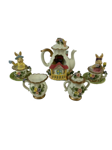 Easter bunny figurines - easter,