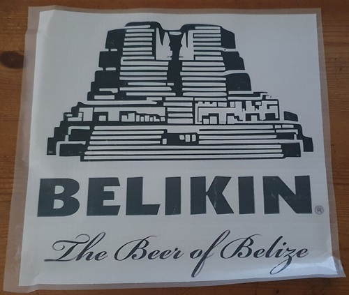 Belikin beer iron transfer - belikin,