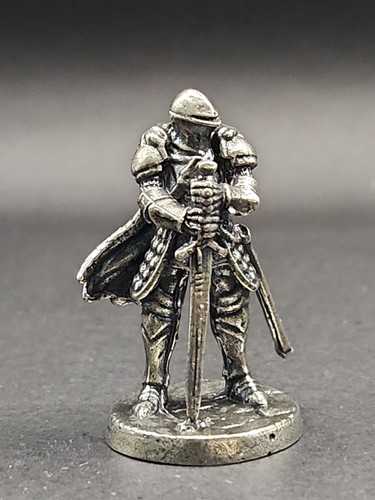 Solid metal medieval knight - solid,