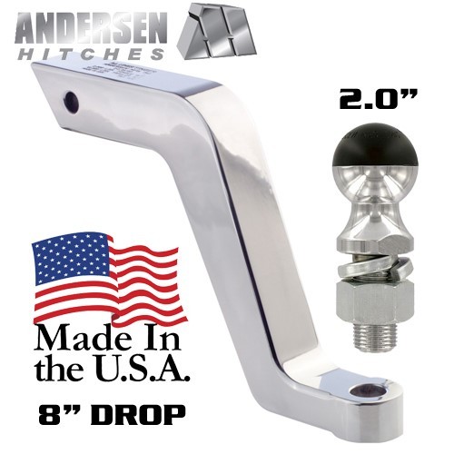 Andersen alumistinger hitch - 8"alumistinger,