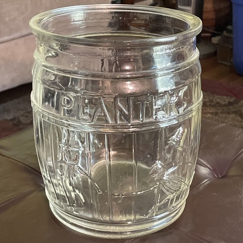 1930 glass planters - planters, peanuts