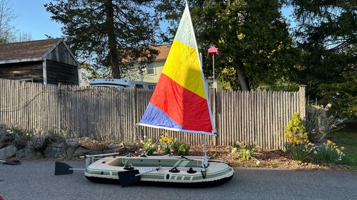 Inflatable sailboat bestway - inflatable, --