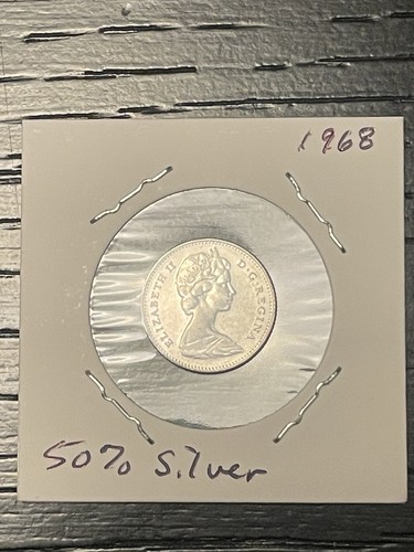 1968 canadian cent dime - canadian,