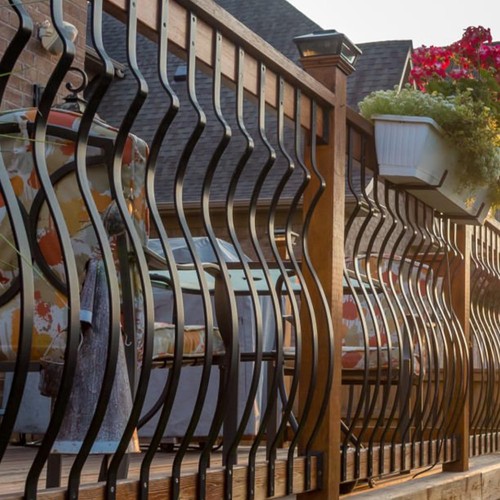Deck balusters metal - deck,