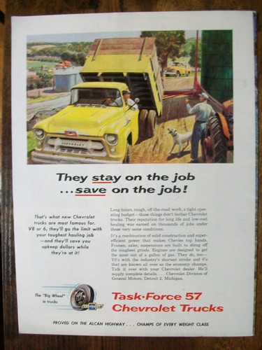 1957 chevy dump - 1957, truck