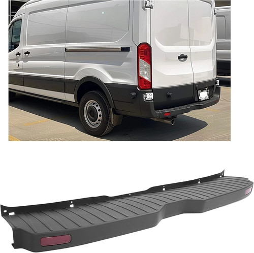 Rear bumper step pad black - rear,
