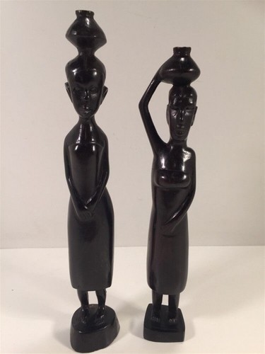 African wooden carved - carved, figure