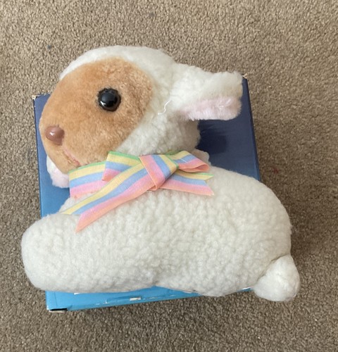 Avon plush lamb - bank, 1984
