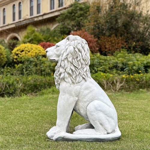 Large lion statue outdoor - lion,