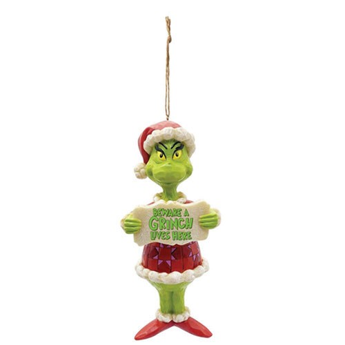 Beware grinch ornament - grinch,