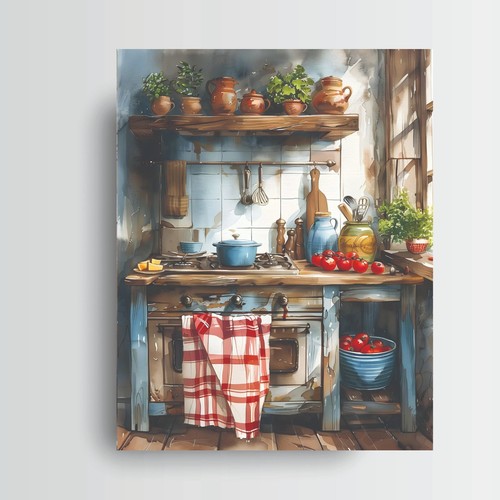 11x14 nanna kitchen canvas - kitchen,