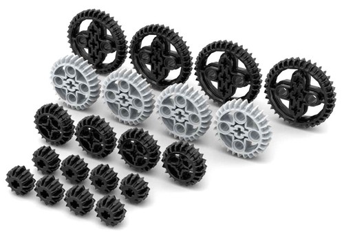 Lego double bevel gears - 20,