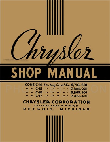 1937 chrysler shop manual - shop,