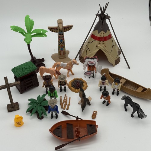 Vintage playmobil cowboys and - playmobil,