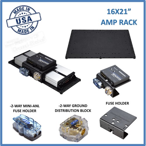 Amp rack holder - amp, base
