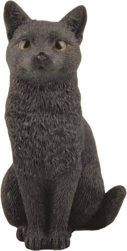 Inch black cat sitting hand - 3,
