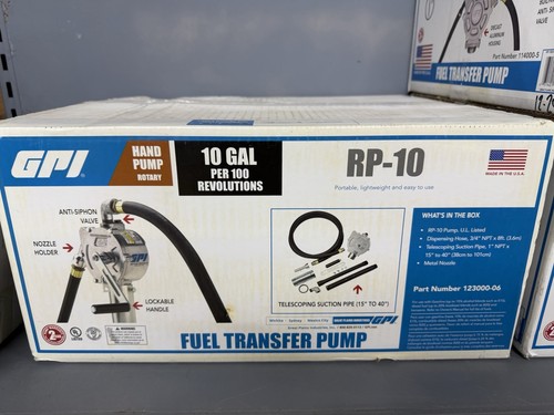Gpi fuel transfer hand pump - hand,