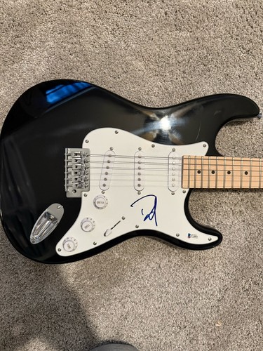 Dave grohl signed guitar - grohl, with