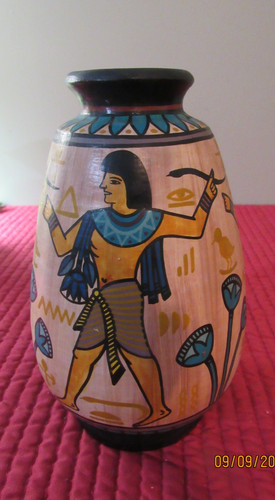 Handpainted egyptian pottery - handpainted,