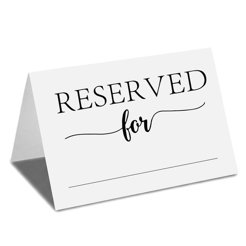 Pack reserved table - pack,