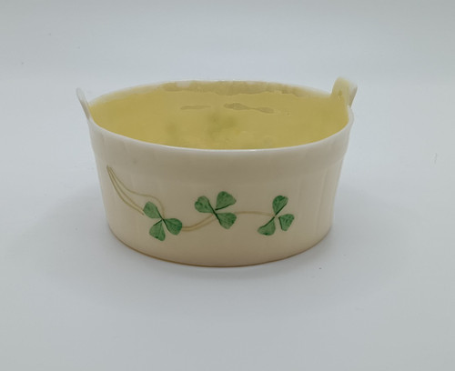 Vintage belleek open butter - belleek,