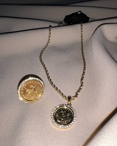 18k gold plated - gold, crystal
