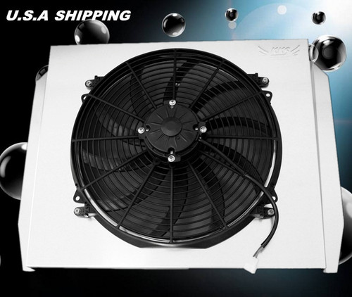 Aluminum radiator fan shroud - fan,