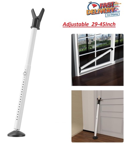 Adjustable door security bar - adjustable,