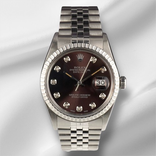 Rolex 36mm datejust steel - rolex,