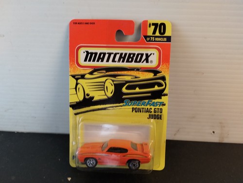 1996 matchbox orange pontiac - matchbox,