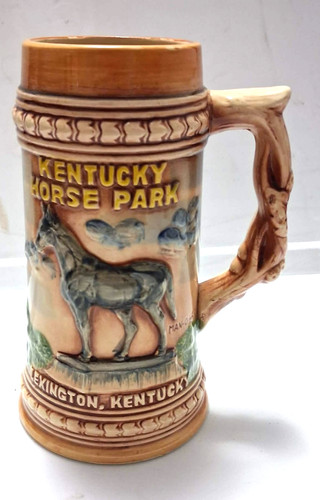 Kentucky horse park man - horse,