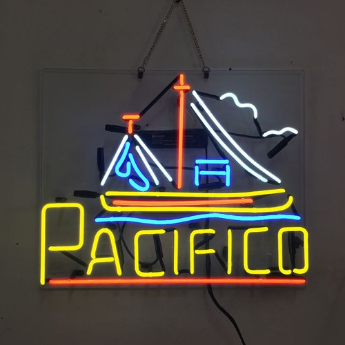 Stock pacifico beer neon - stock,